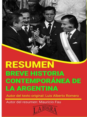 cover image of Resumen de Breve Historia Contemporánea de los Argentinos de Luis Alberto Romero